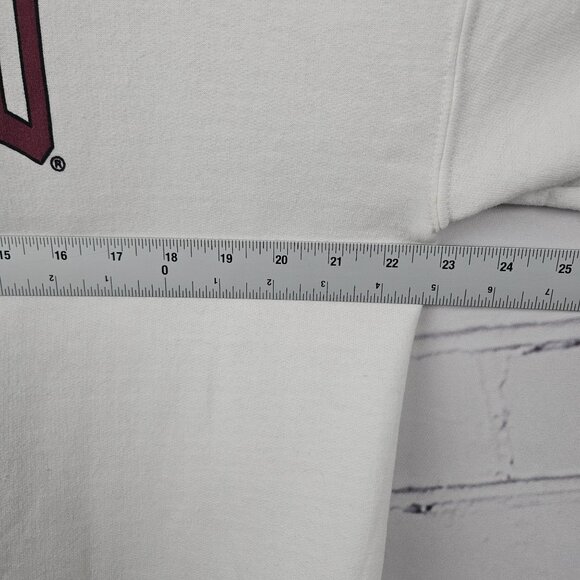 Harvard University White Crewneck Sweatshirt Mens M Cotton Blend Unisex Preowned - Picture 8 of 9